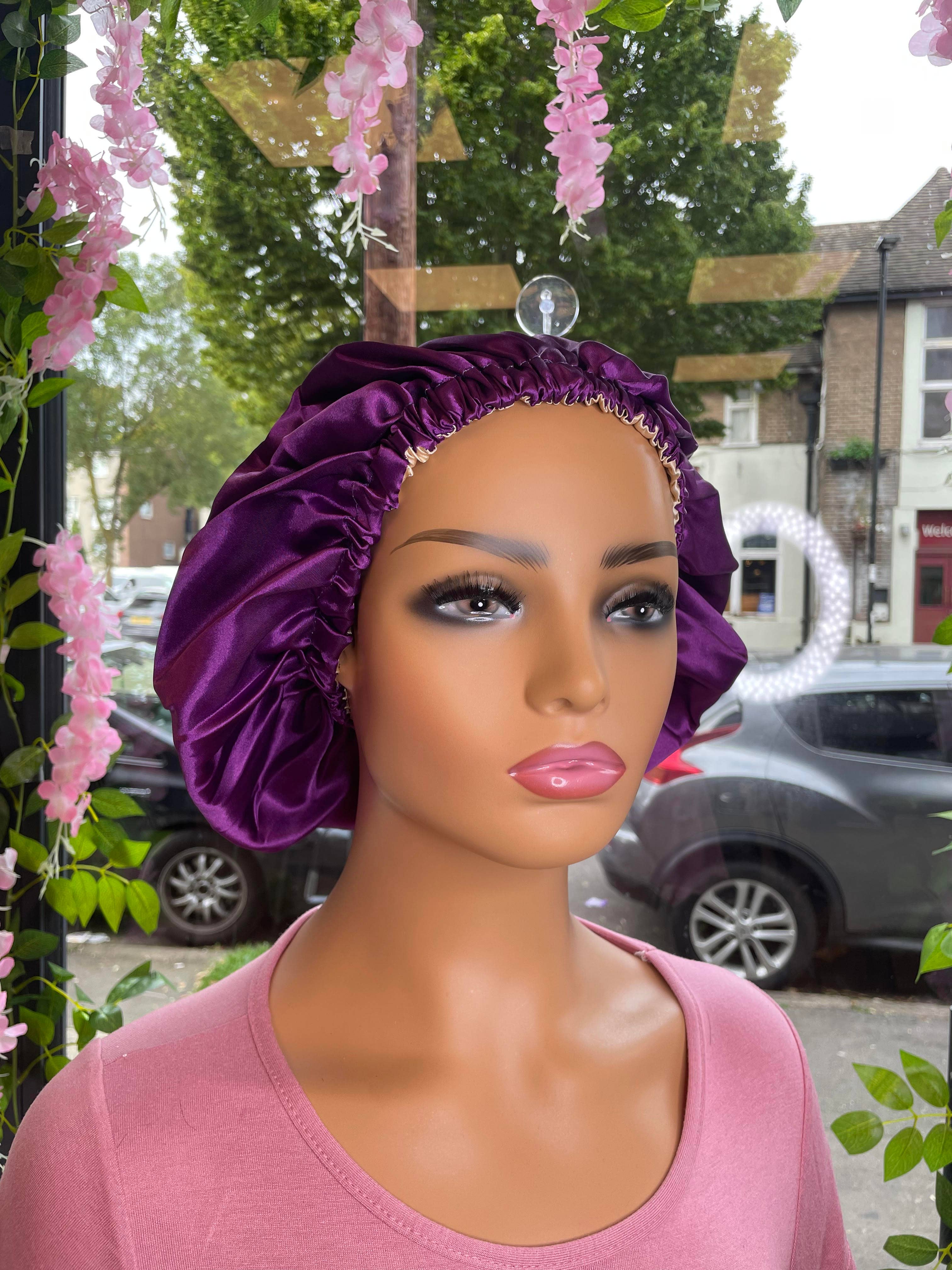 Lux Beauty Essentials Ltd – wholesale Sleep cap / bonnet – women's – Lux Adjustable Strap Hair Bonnet2