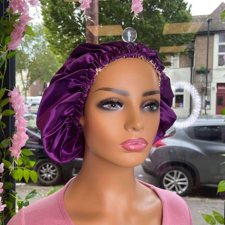 Lux Beauty Essentials Ltd – wholesale Sleep cap / bonnet – women's – Lux Adjustable Strap Hair Bonnet2