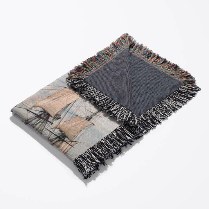 3dRose - Wholesale Throw Blanket - 3dRose, USS Navy Constitution Ship, Blanket3