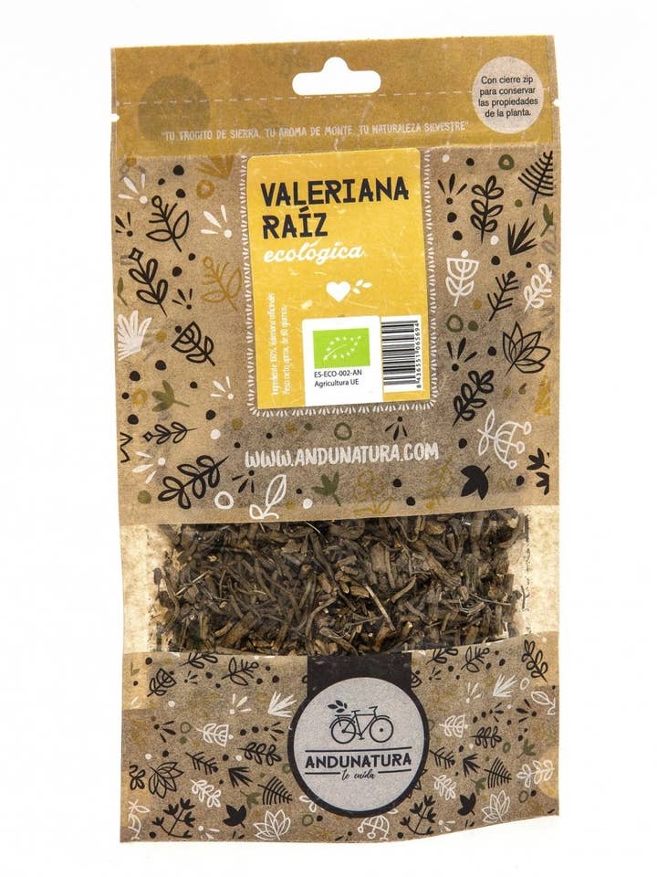 Baldrian, Wurzel Kraftbeutel 60g -BIO- für den Großhandel von Andunatura