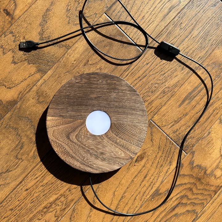 ApricotMint - Wholesale Plant Pot - 8" Art Glass LED Self Watering Planter (USB Plug-in)21