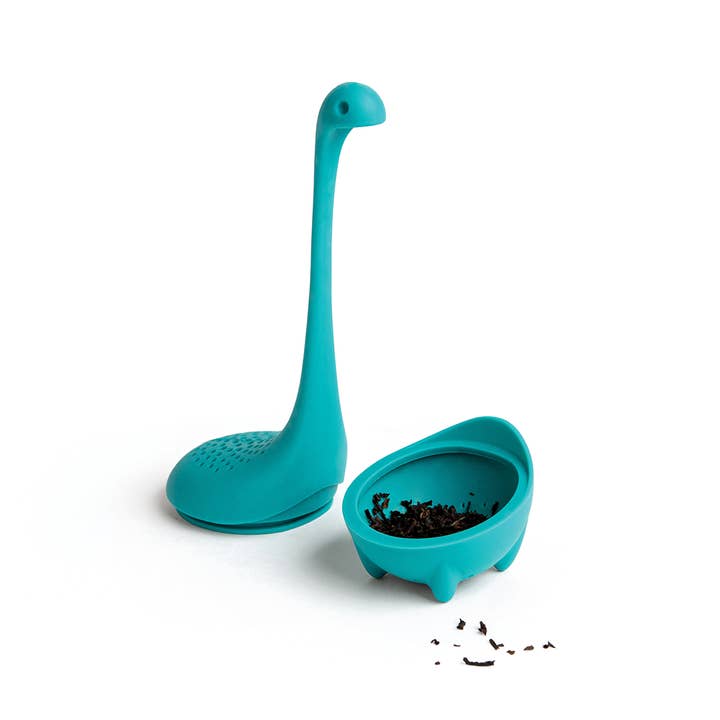 OTOTO - Wholesale Tea Strainer/Infuser - Baby Nessie Tea Infuser (Turquoise) for Hot or Iced Tea