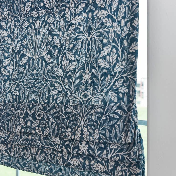 Lanting Home Decor Inc. - Wholesale Curtain - Custom Faux Roman Shades Botanical Bohemian Style2