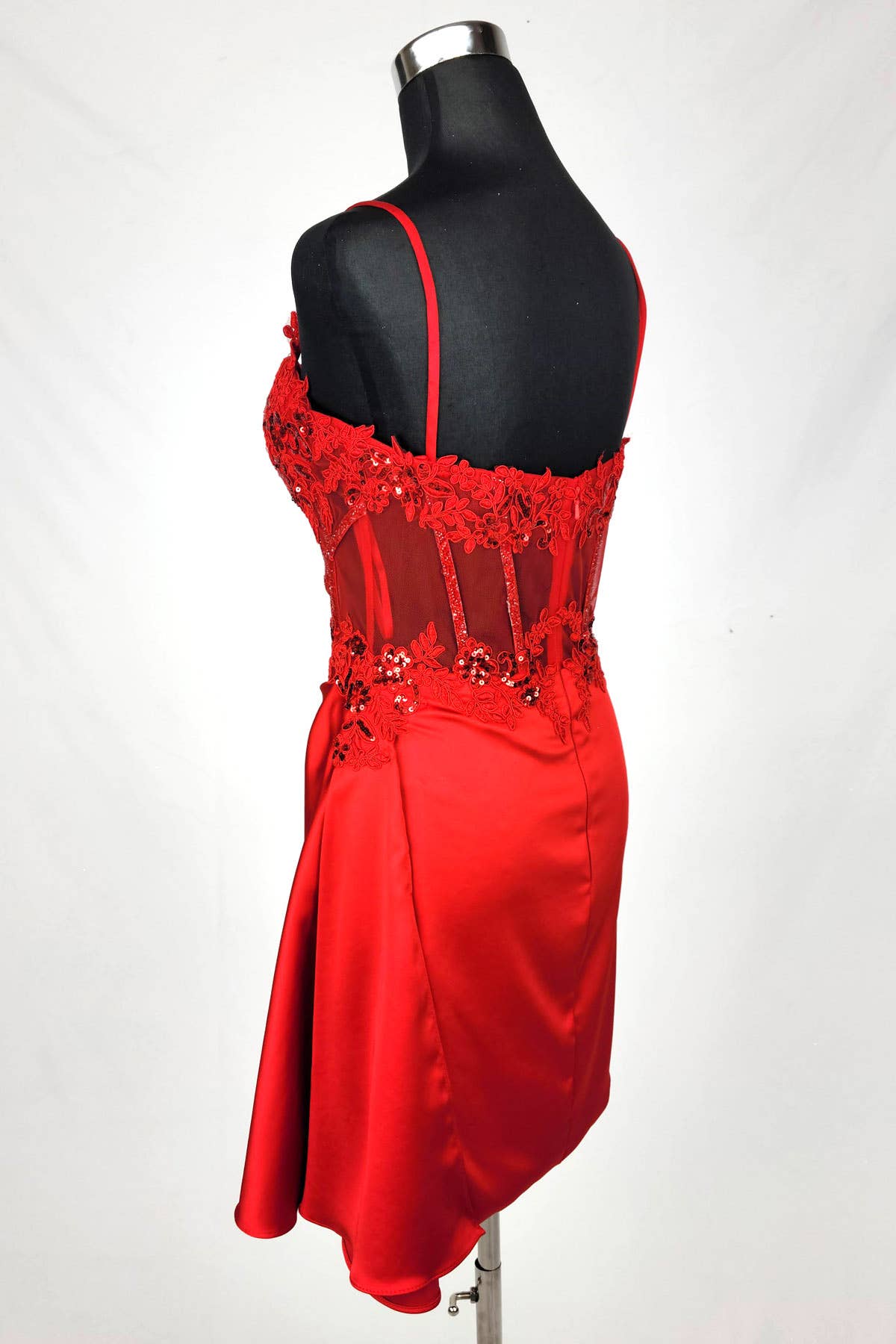 Chicas - Wholesale Dress - Women's - Short Dress With Sequins and Embroidery. C35514