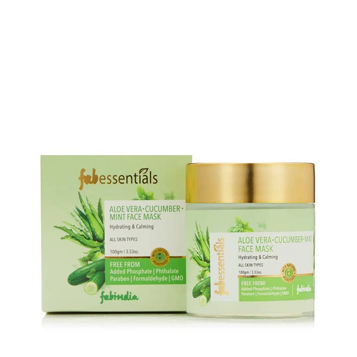 Masque facial FABE à l'aloe vera et au concombre 100 g pour la vente par FabEssentials