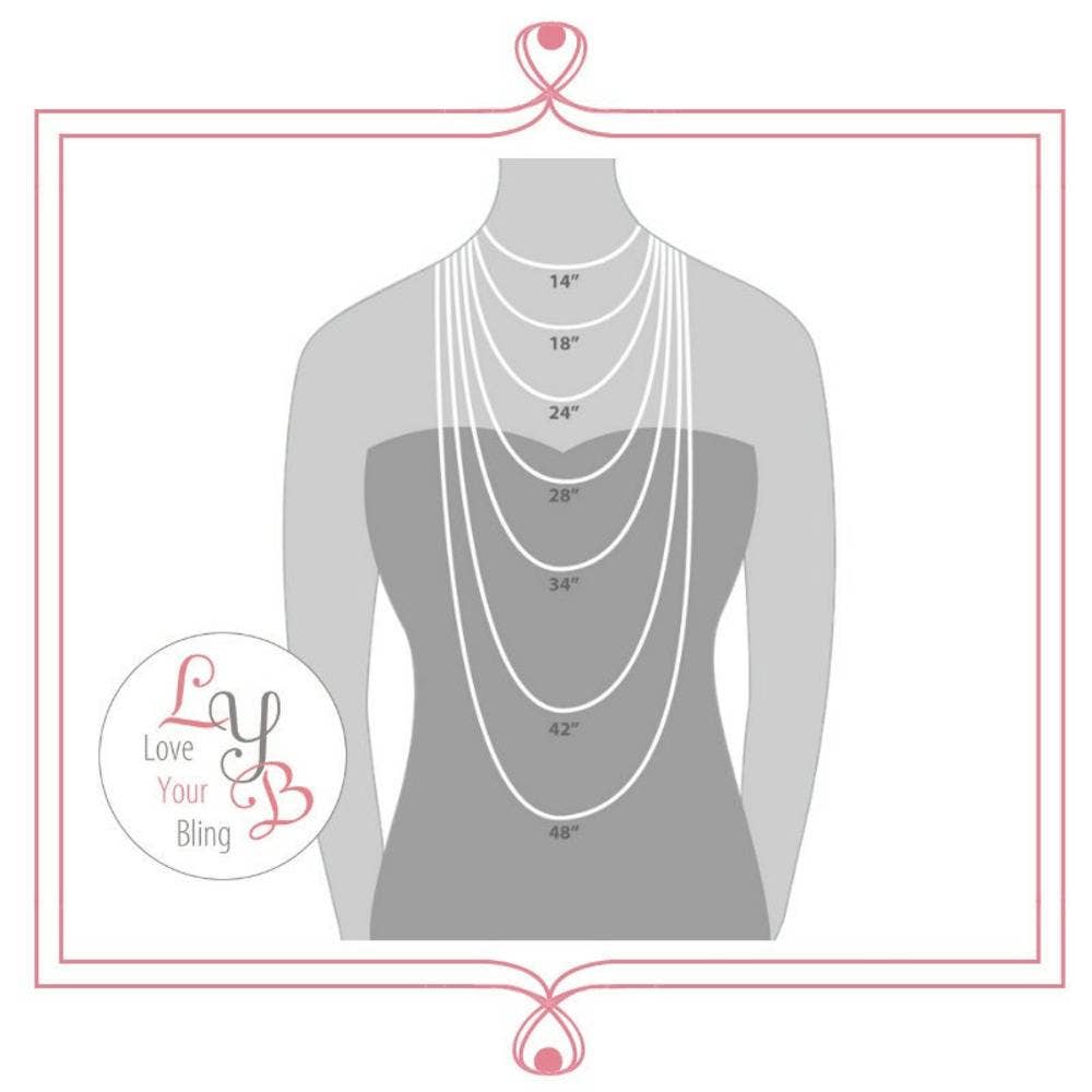 Love Your Bling® - Wholesale Pendant/Charm Necklace - Large clear crystal pendant7