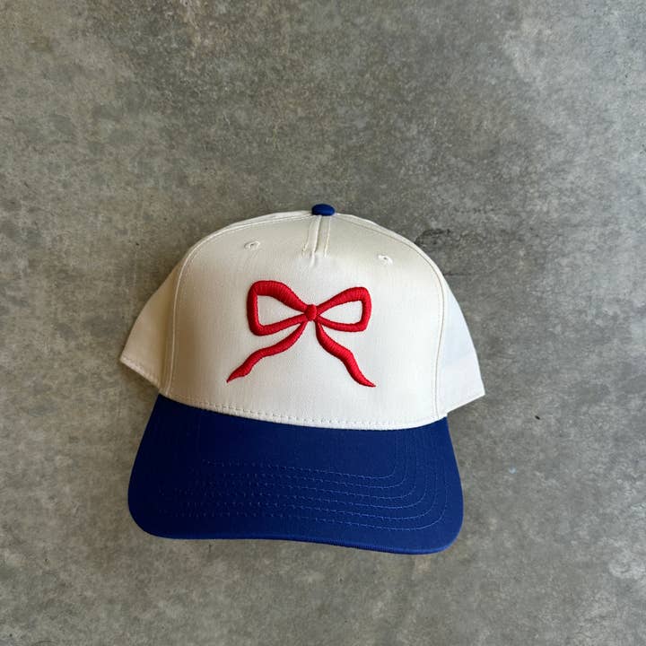 Electric label – Engroshandel Trucker hat - Dame – Fjerde juli sløjfehat
