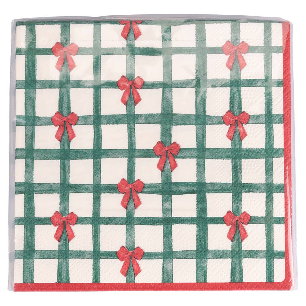 VdE Tivoli 1996 - Vendita all'ingrosso Set di decorazioni  - XMAS FIOCCHI SET 30 TOVAGLIOLI CARTA 3 ASS3