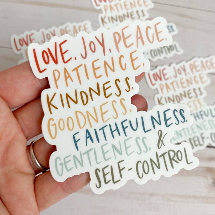 swaygirls - Wholesale Sticker - Fruit Of The Spirit Sticker | Christian quotes | Religious5