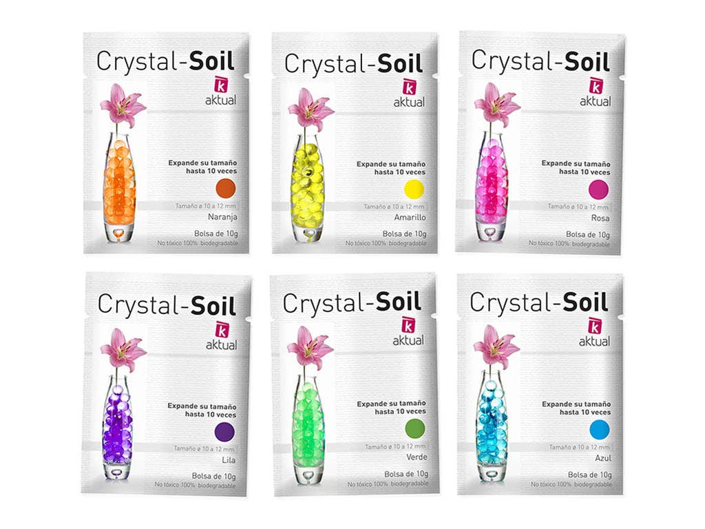 Aktual / Dekora Import S.A - Wholesale Craft Supplies - CRYSTAL SOIL 10 GR. SOLID COLORS0
