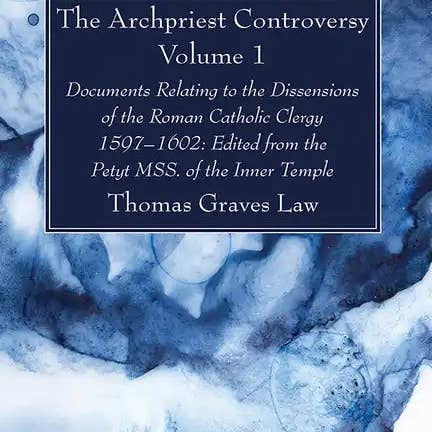 Books by splitShops - Wholesale Religion Book - The Archpriest Controversy, Volume 1 - Paperback