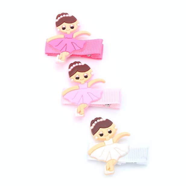 Inca UK - Wholesale Hair Clip - Kids - Card of 2 Ballerina beak clips 1