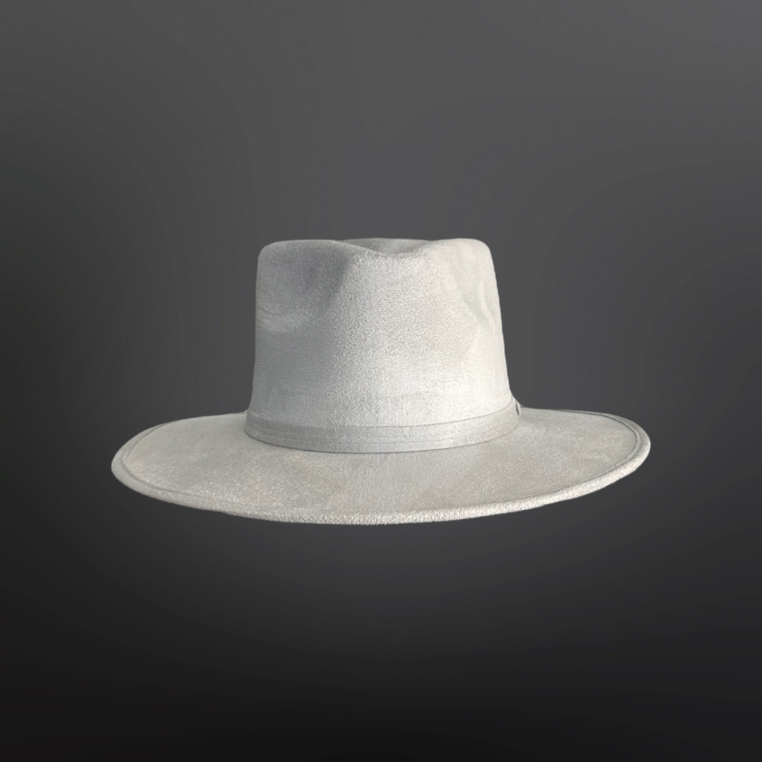 Nati Natash - Vendita all'ingrosso Fedora - Unisex - Cappello stile freccia con tesa piatta in suede vegano5