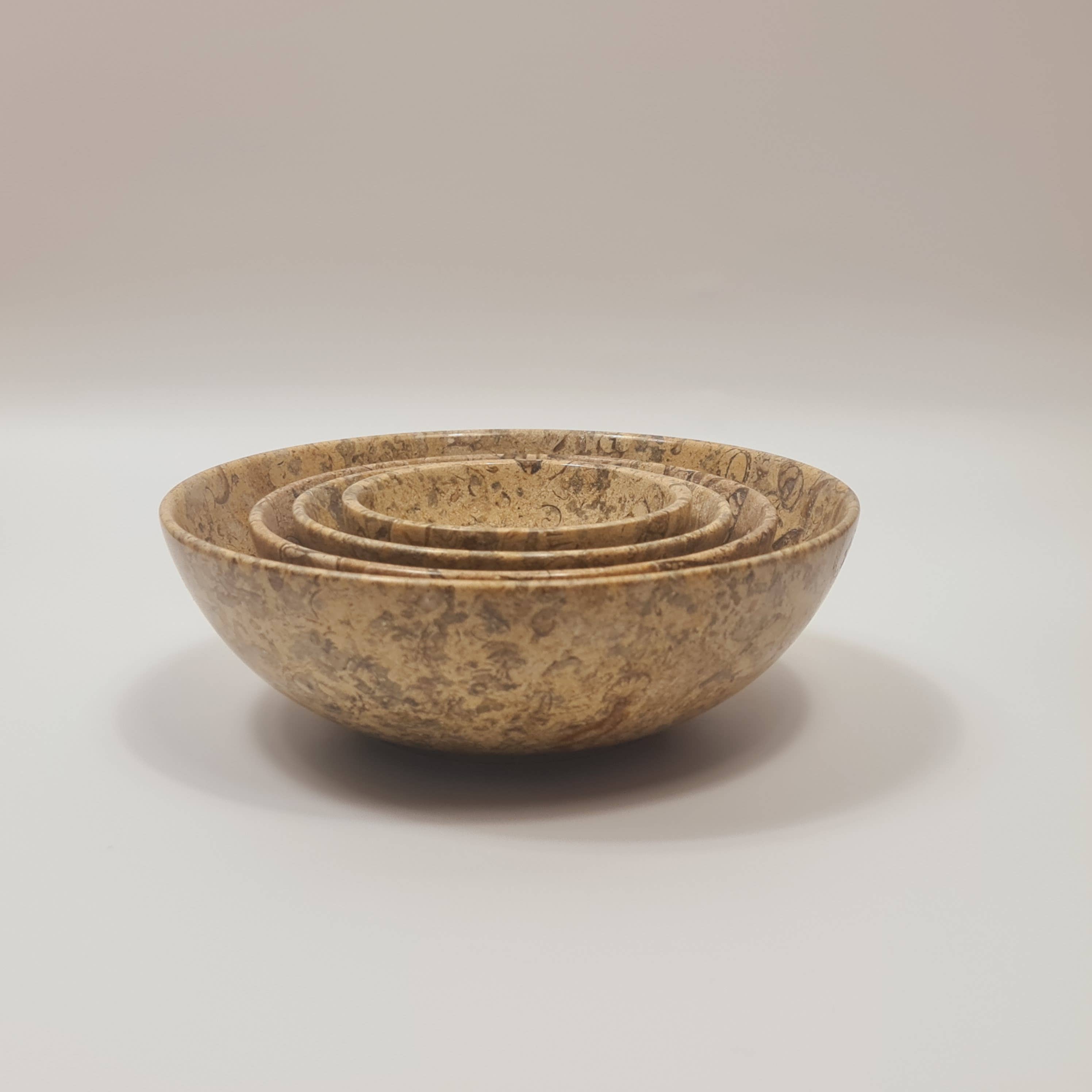 Gemstone Gifts Ltd. – wholesale Decorative plate/dish/bowl – Fossil/Coral Bowl - Marble Bowl (Multiple sizes)6