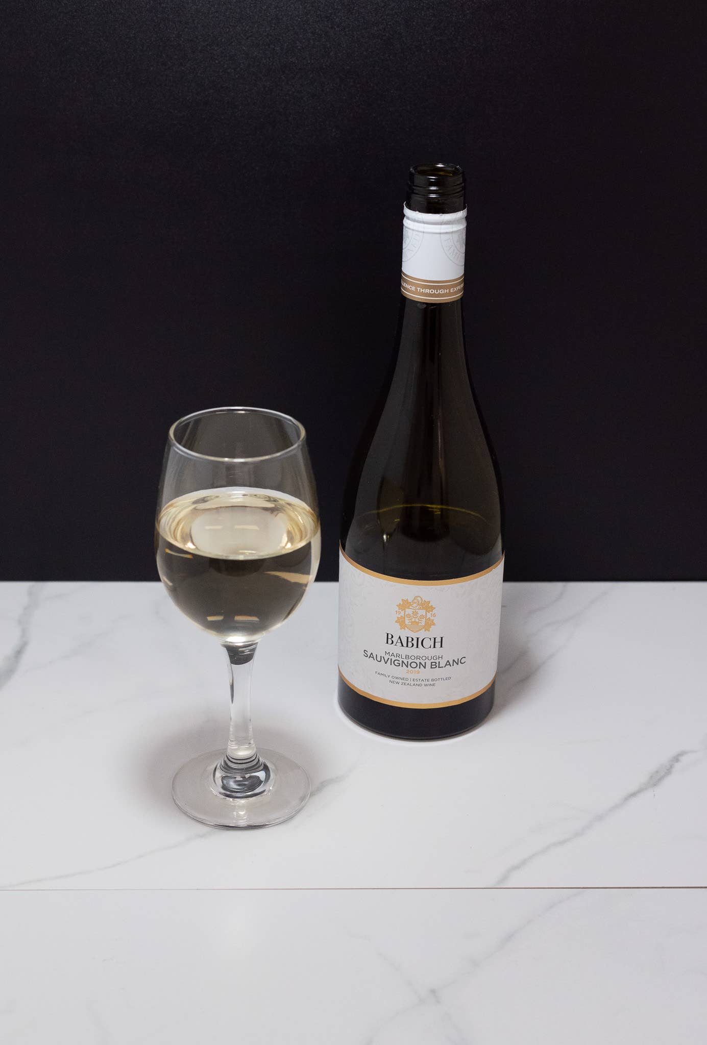 Just Dough It! Fake Foods - Wholesale Decorative Tabletop Object - Half Filled Fake Bottle of White Wine1