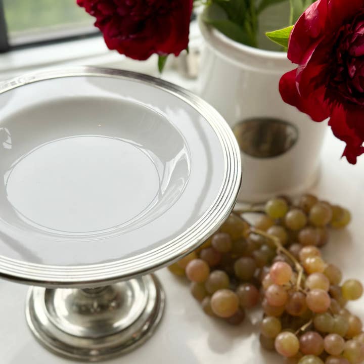Arte Italica & Crown Linen Designs - Wholesale Cake Stand - Tuscan Pedestal Dish