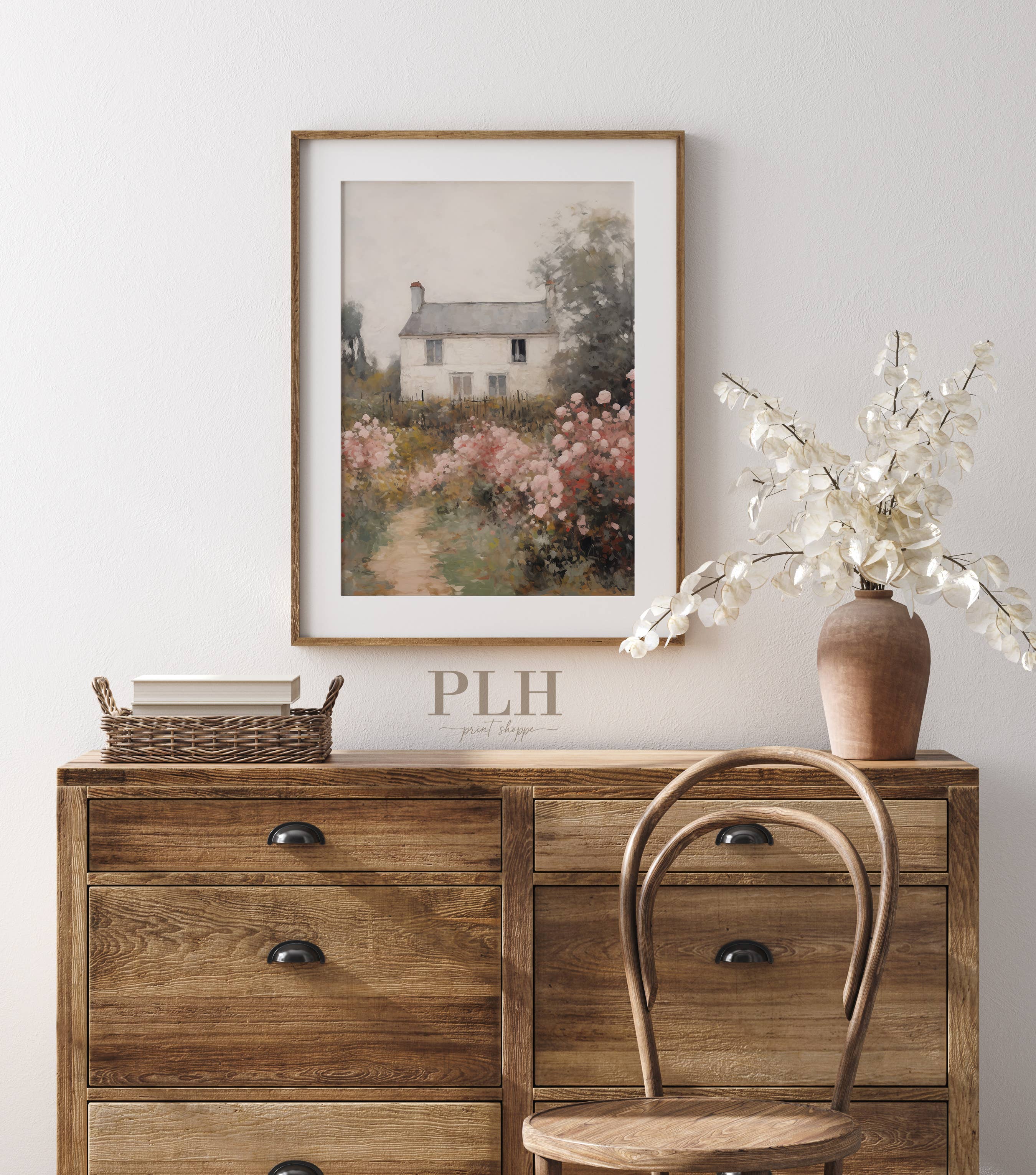 Porter Lane Home - Wholesale Art Print - Vintage Landscape Spring House Art Print1