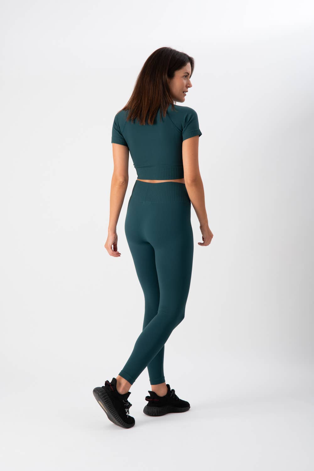 HEART and SOUL - Wholesale Activewear Set - Women's - Set Cross Donna Forest Green | Heart and Soul10