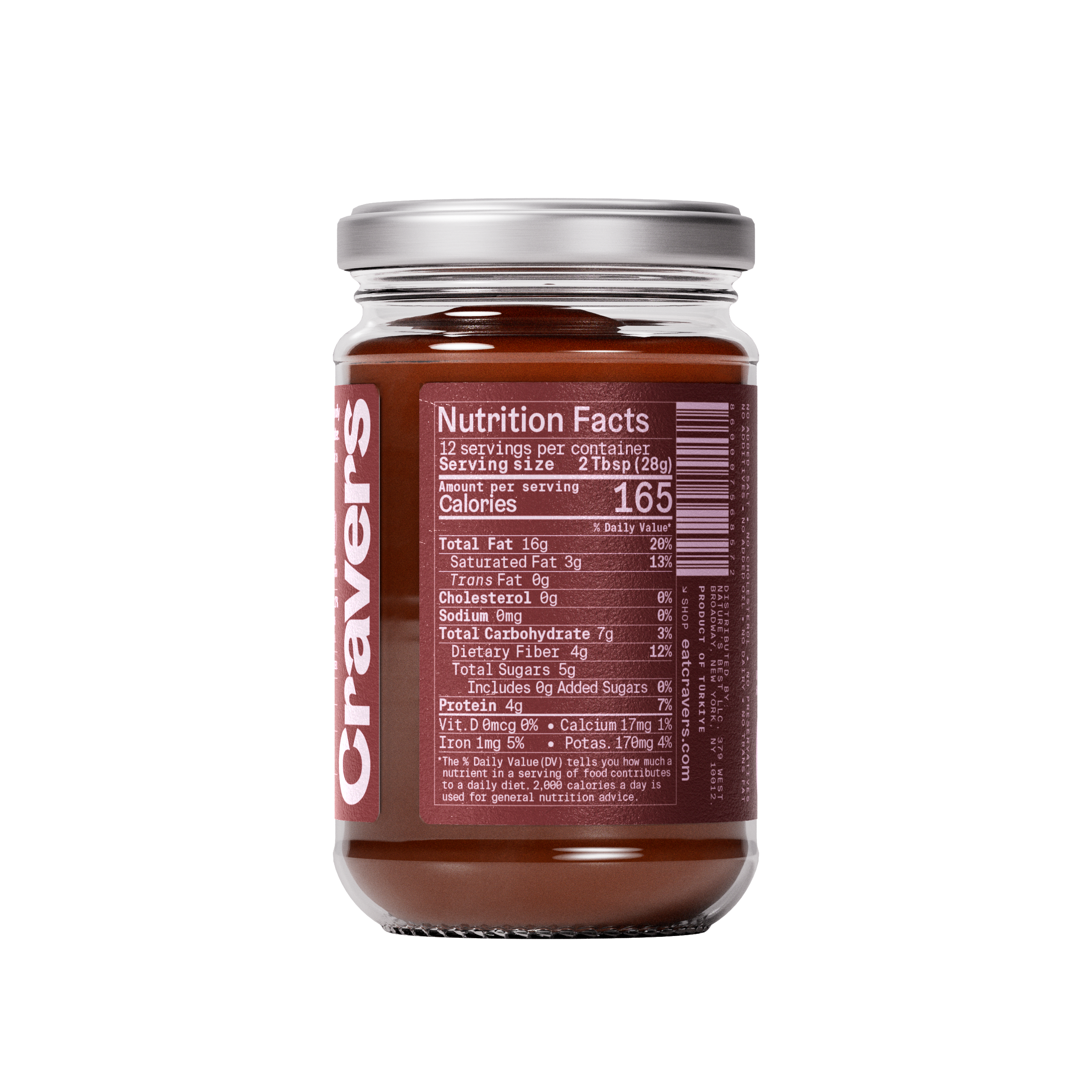 CRAVERS - Wholesale Nut Butter - CRAVERS Cacao Hazelnut Spread – Vegan, Palm Oil Free6