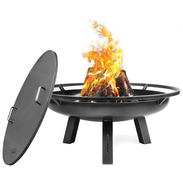Porto 32" Fire Pit with Cover Lid for wholesale by Good Directions
