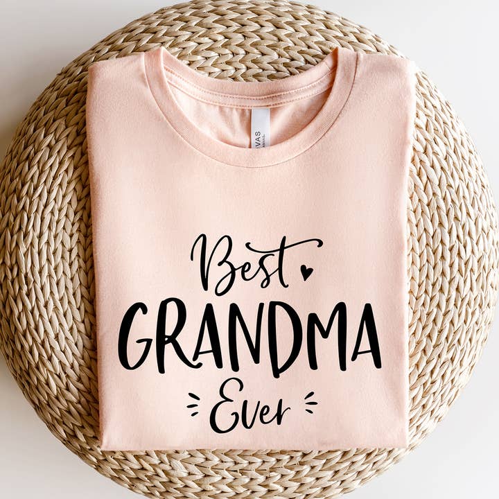 Best Grandma Ever T-Shirt Grandmother Mother's Day Tee Shirt for wholesale by Zoe Creative Co