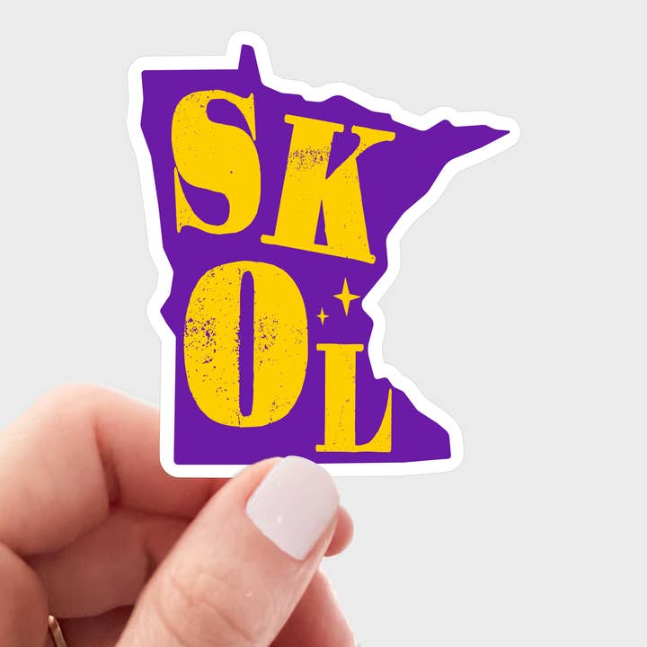SKOL - Vikings, Minnesota, football, nfl, purple, gold, mn for wholesale by Yarnival