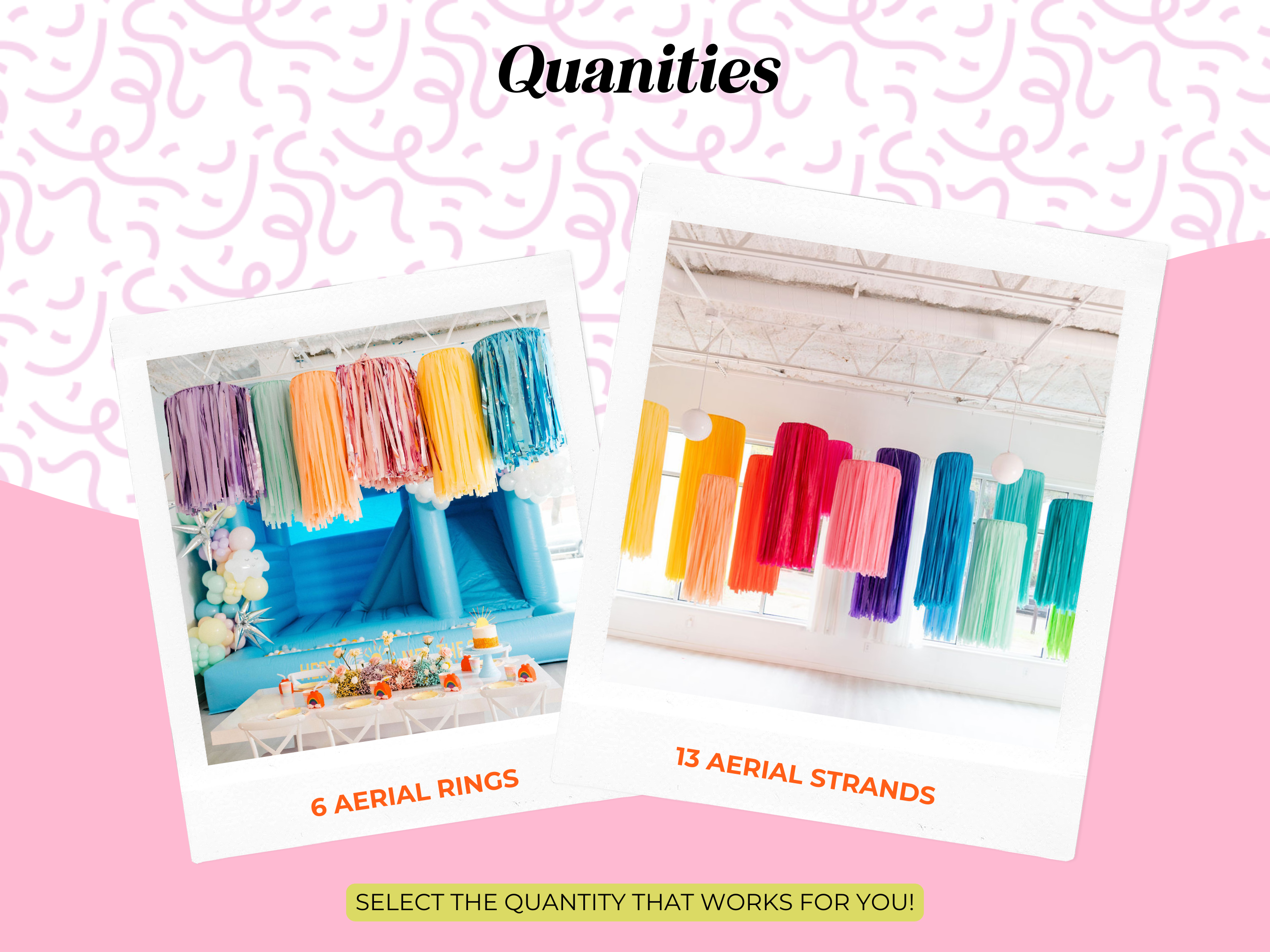 Oh My Darling Party Co – wholesale Dekal – Buntade anpassade luftfransringar8