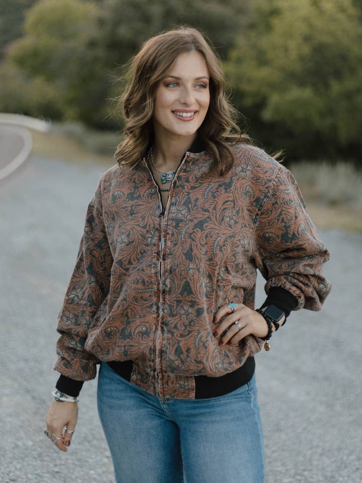 Sterling Kreek - Wholesale Bomber Jacket - Women's - Keep It Western Bomber Jacket1