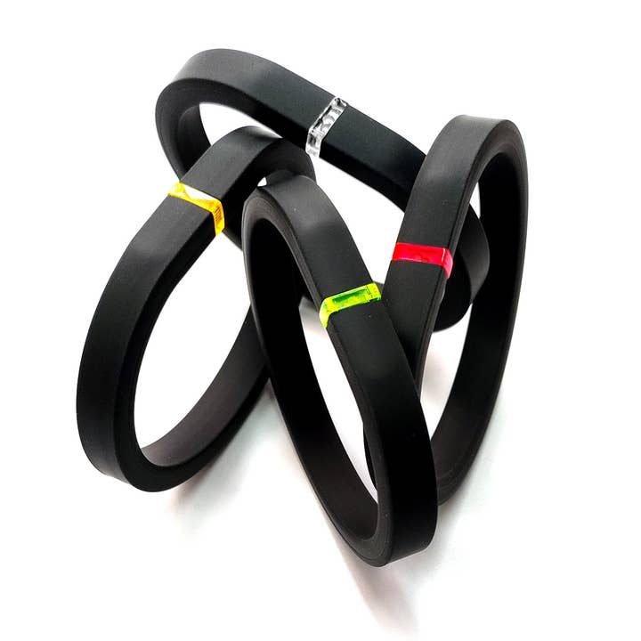 TORY svart gummiarmband ESSENTIALS för wholesale av ALEX+SVET