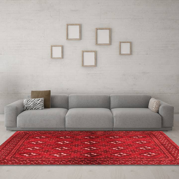 Machine Washable Persian Red Traditional Area Rugs for wholesale by Ahgly