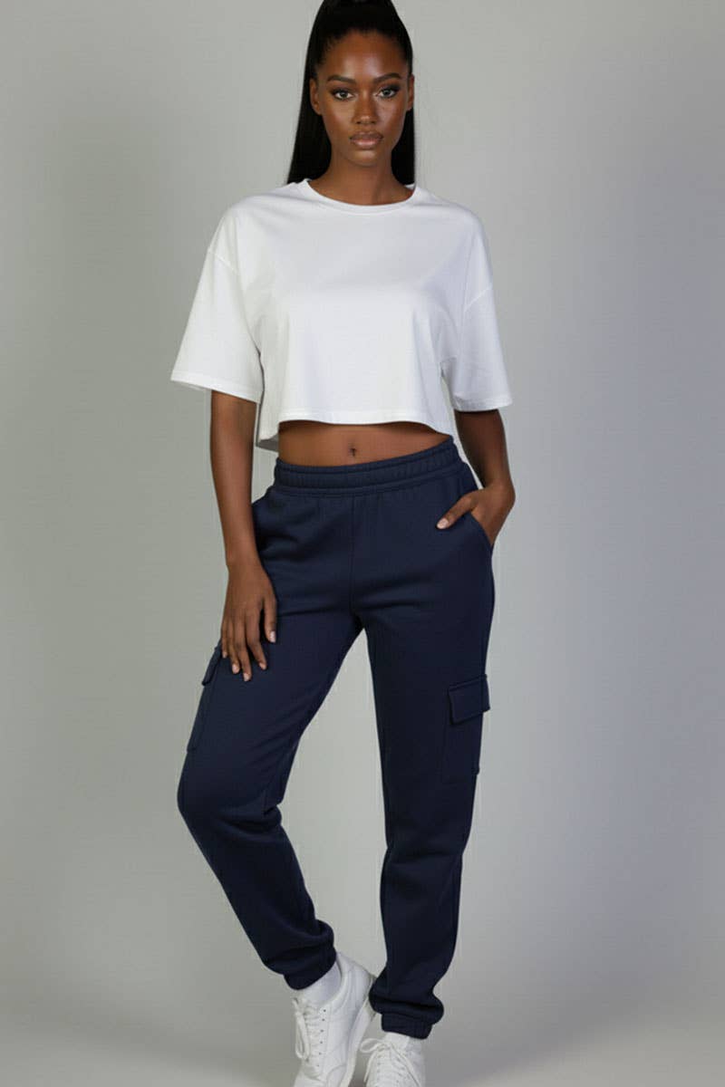 CAPELLA APPAREL - Wholesale Athletic Sweatpants/Joggers - Women's - Side Pocket Drawstring Waist Sweatpants6