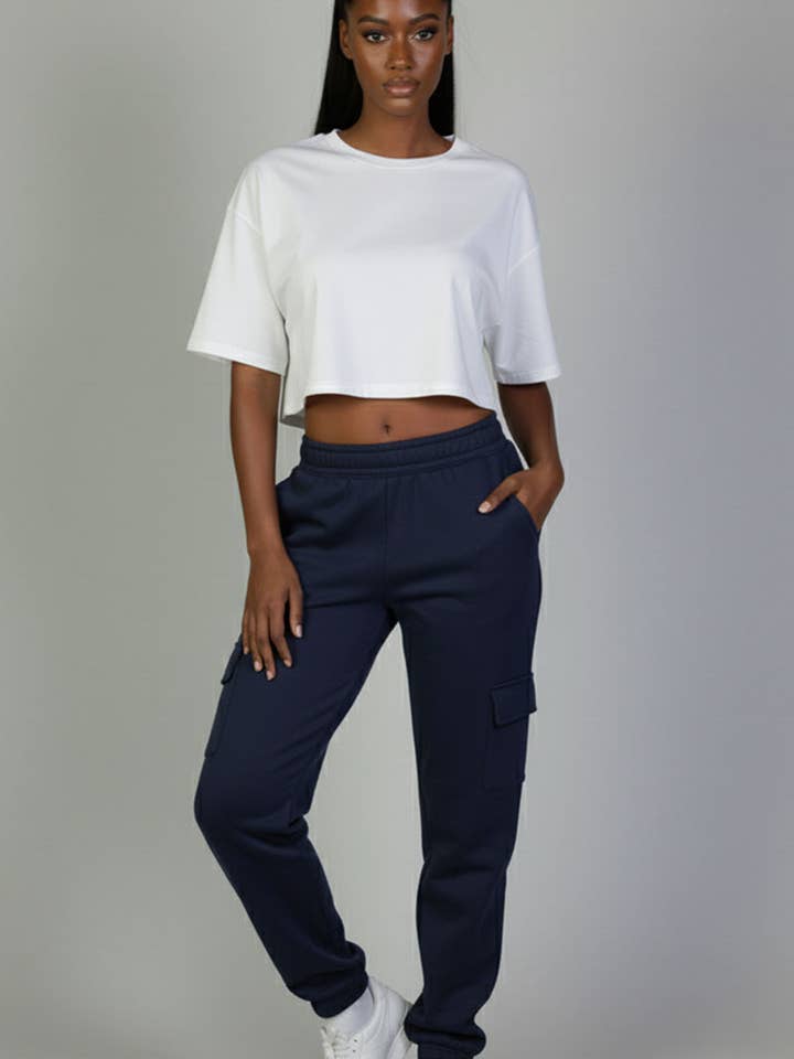 CAPELLA APPAREL - Wholesale Athletic Sweatpants/Joggers - Women's - Side Pocket Drawstring Waist Sweatpants6