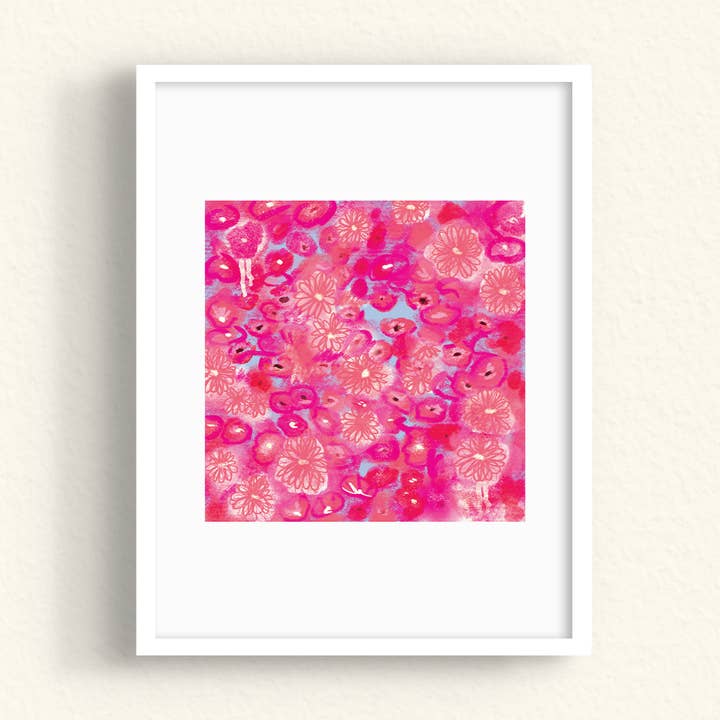 Pink Floral Fine Art Print - Daydream for wholesale by Jax by Jackie