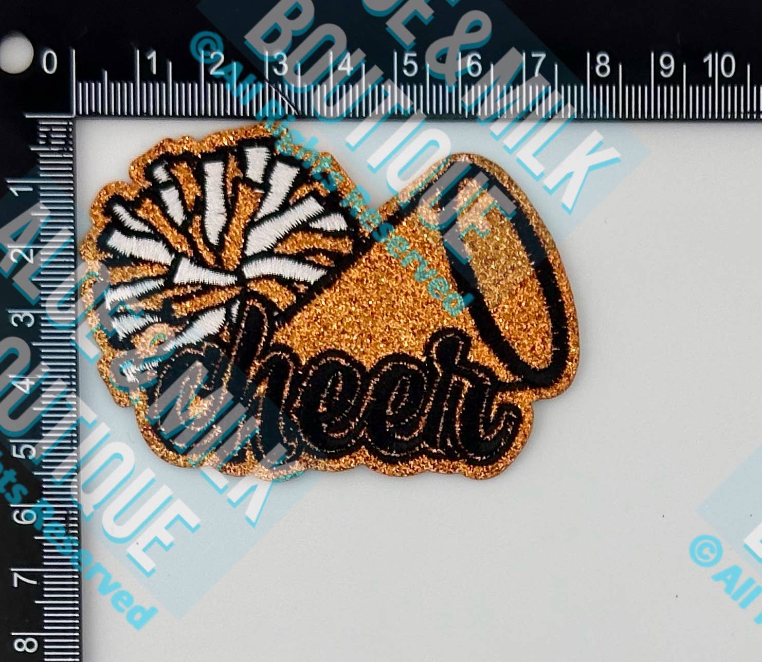 Aloe and Milk Boutique - Wholesale Patch - Cheer glitter patch, cheer game day patch, cheer competition12