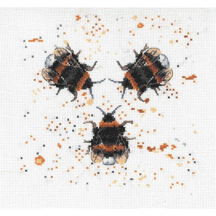 Creative World of Crafts - Wholesale Embroidery/Cross Stitch Supplies - My Cross Stitch - Bree Merryn - Bee Happy Cross Stitch Kit