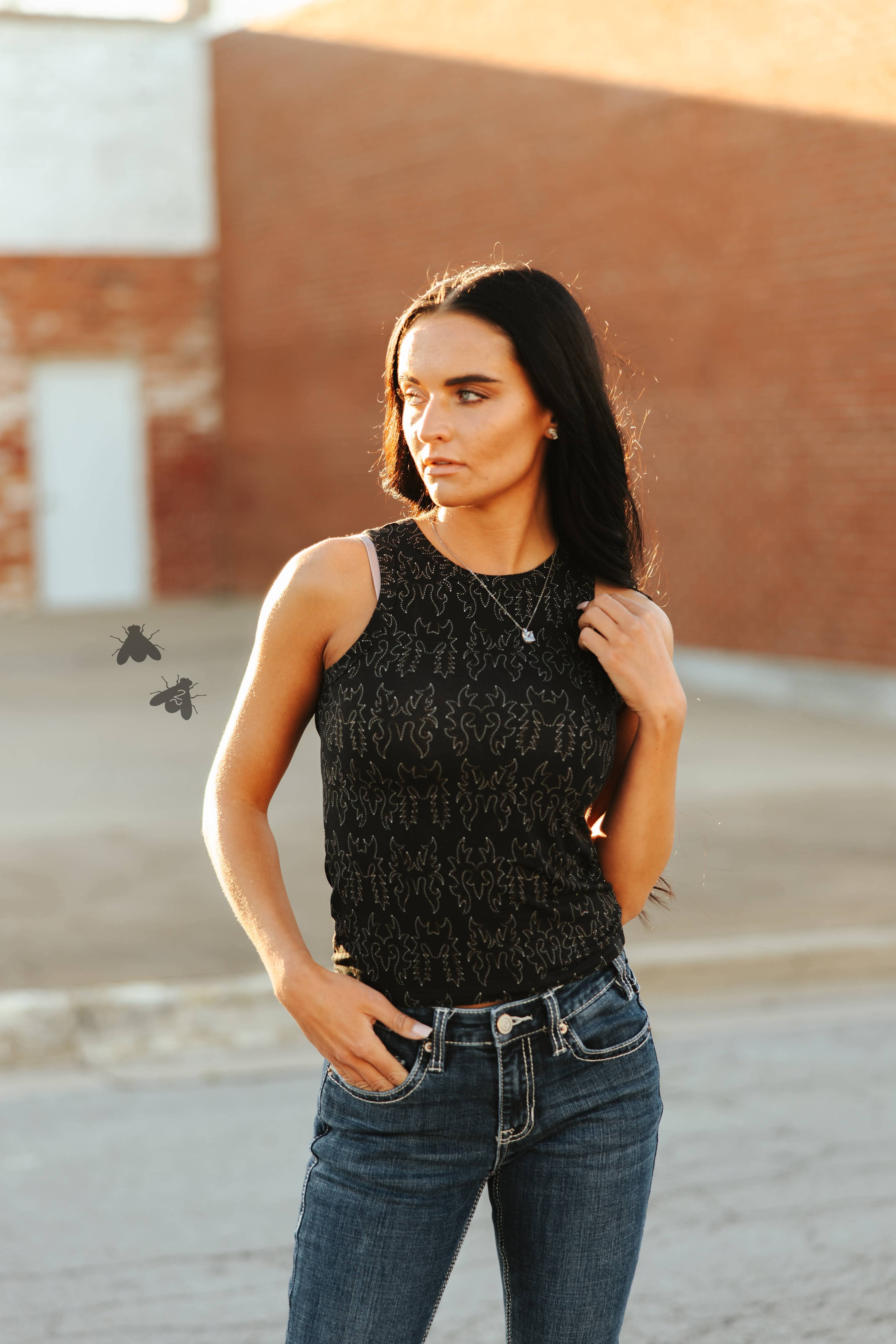 2 Fly Co - Wholesale Tank Top - Women's - MIDNIGHT MESA TANK1