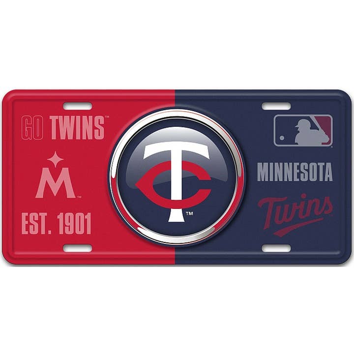 Plaques d'immatriculation Minnesota Twins Bullseye pour la vente par Signs 4 Fun