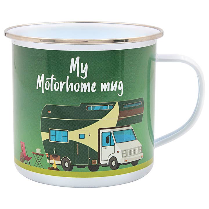 My Motorhome Tin Mug for wholesale by Joe Davies