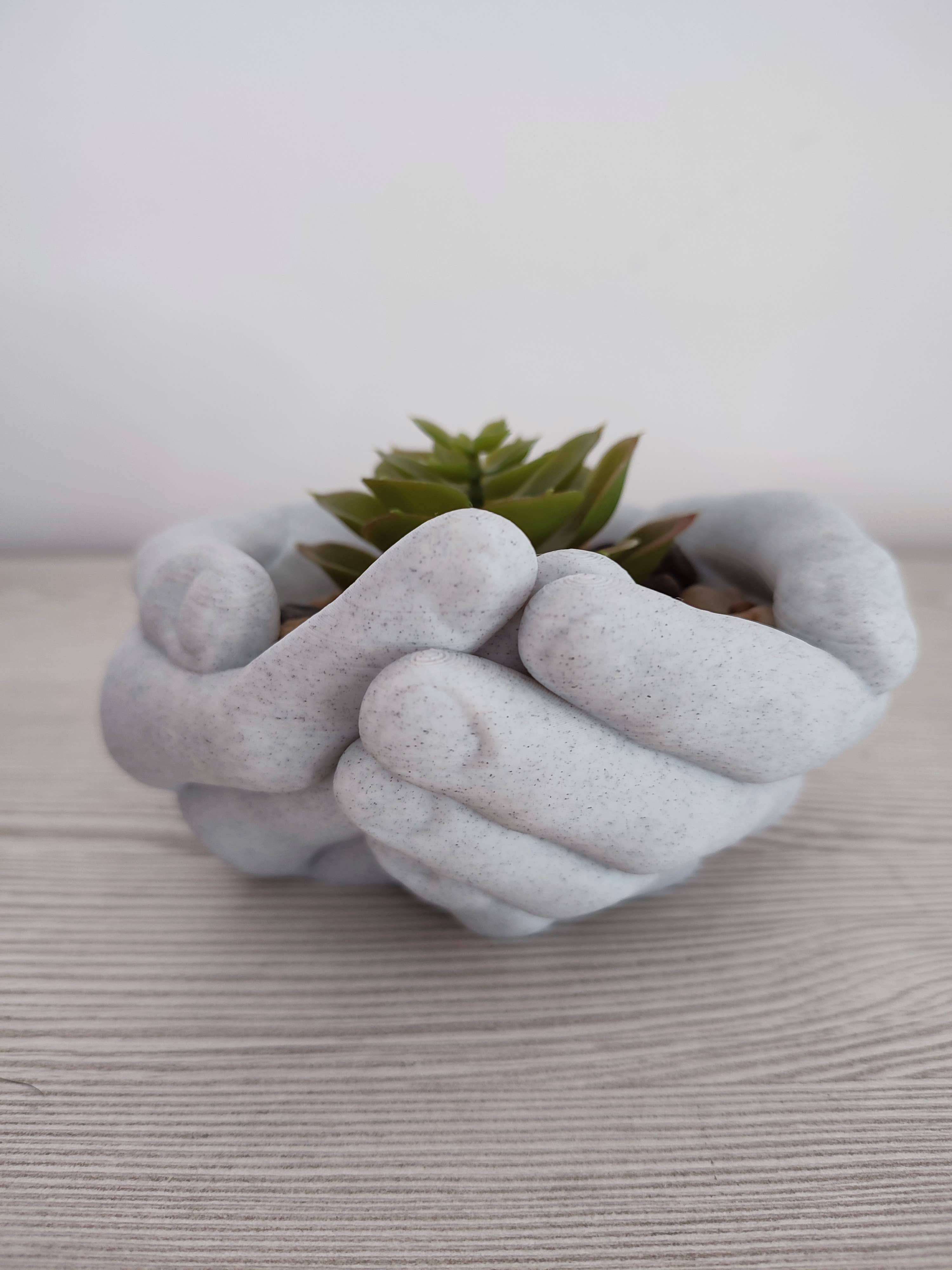 3DROOTS - Venta al por mayor Macetas - Maceta con forma de manos humanas0