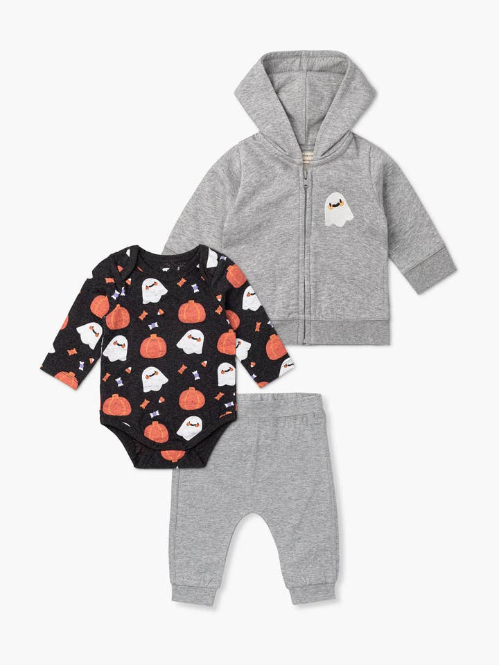 3-delat babyset_Cute Boos för wholesale av Monica + Andy