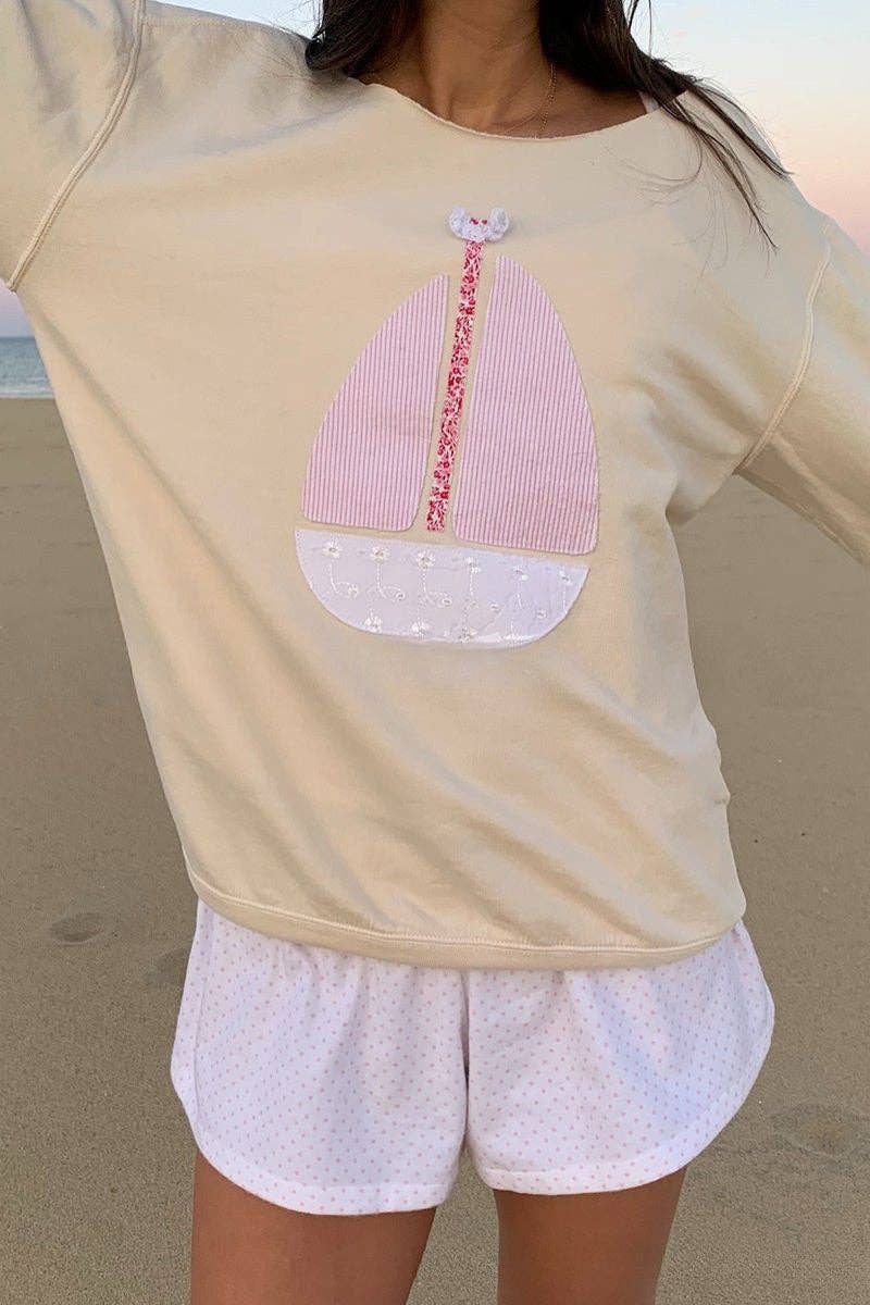 Mccolin – wholesale Sweatshirt - Dam – Segelbåt Lappverk Tröja2