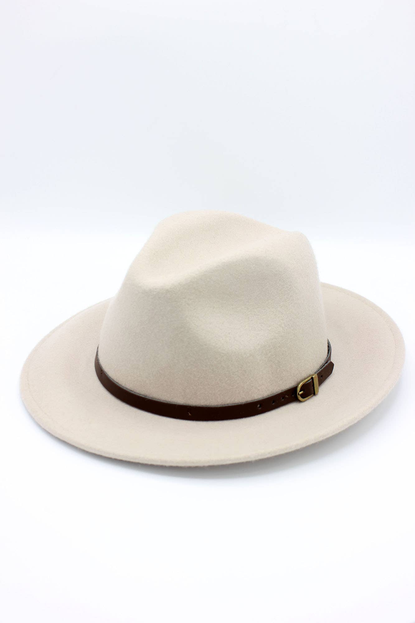 Hologramme Paris - Wholesale Fedora - Unisex - Classic Wool Fedora Hat with Belt18