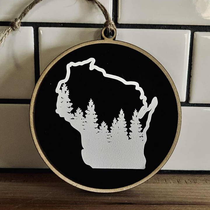 The Farmer's Wife - Wholesale Ornament - Wisconsin Christmas Ornament | Wisconsin Northwoods0