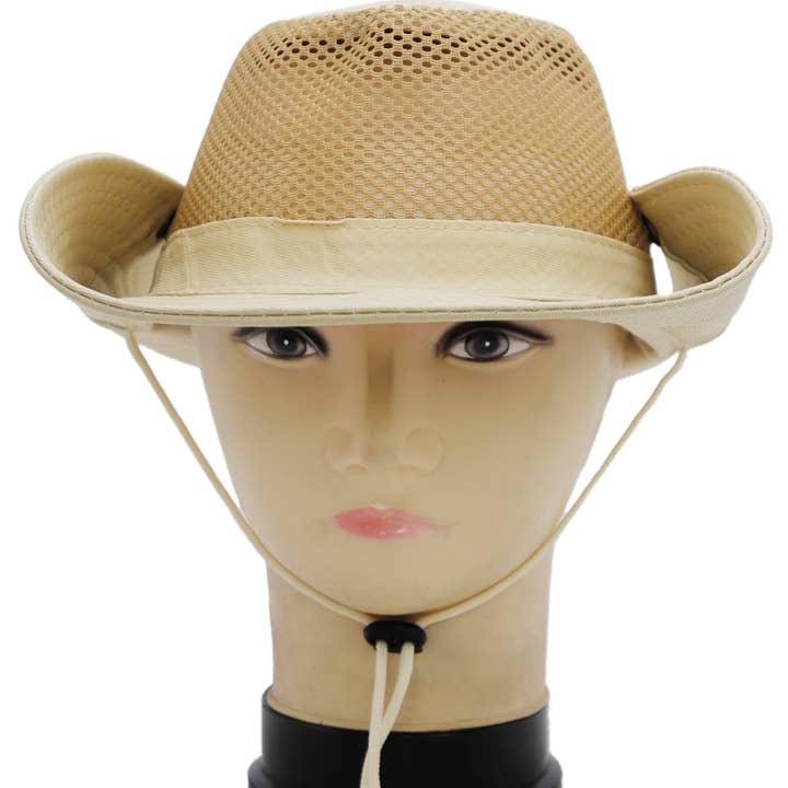 Cap Zone - Wholesale Bucket hat – Unisex - Solid Mesh Fisherman Boonie Bucket Hat5