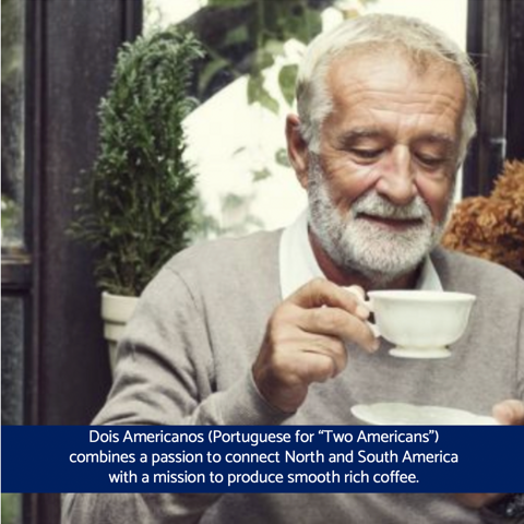 Nobletree Coffee - Wholesale Coffee Beans - Dois Americanos Breakfast Blend Medium Roast Coffee 12 oz2