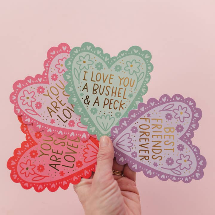 Pippi Post - Wholesale Valentine's Day Card - Hearts Specialty Greeting Cards Boxed Set4