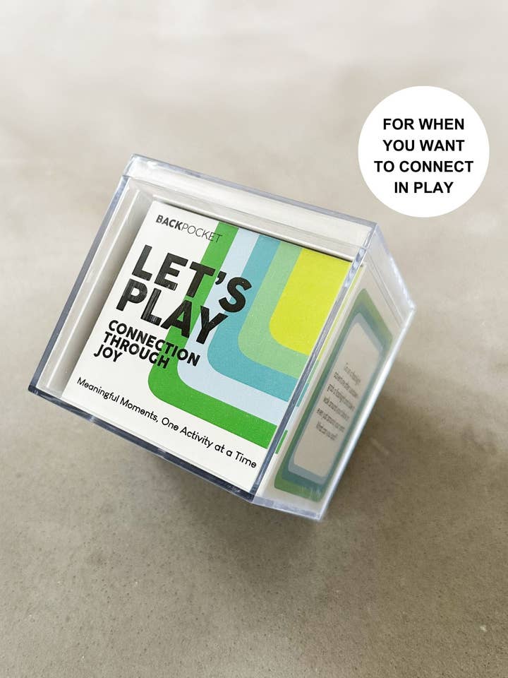 LET'S PLAY | Connection Through Joy for wholesale by BACKPOCKET