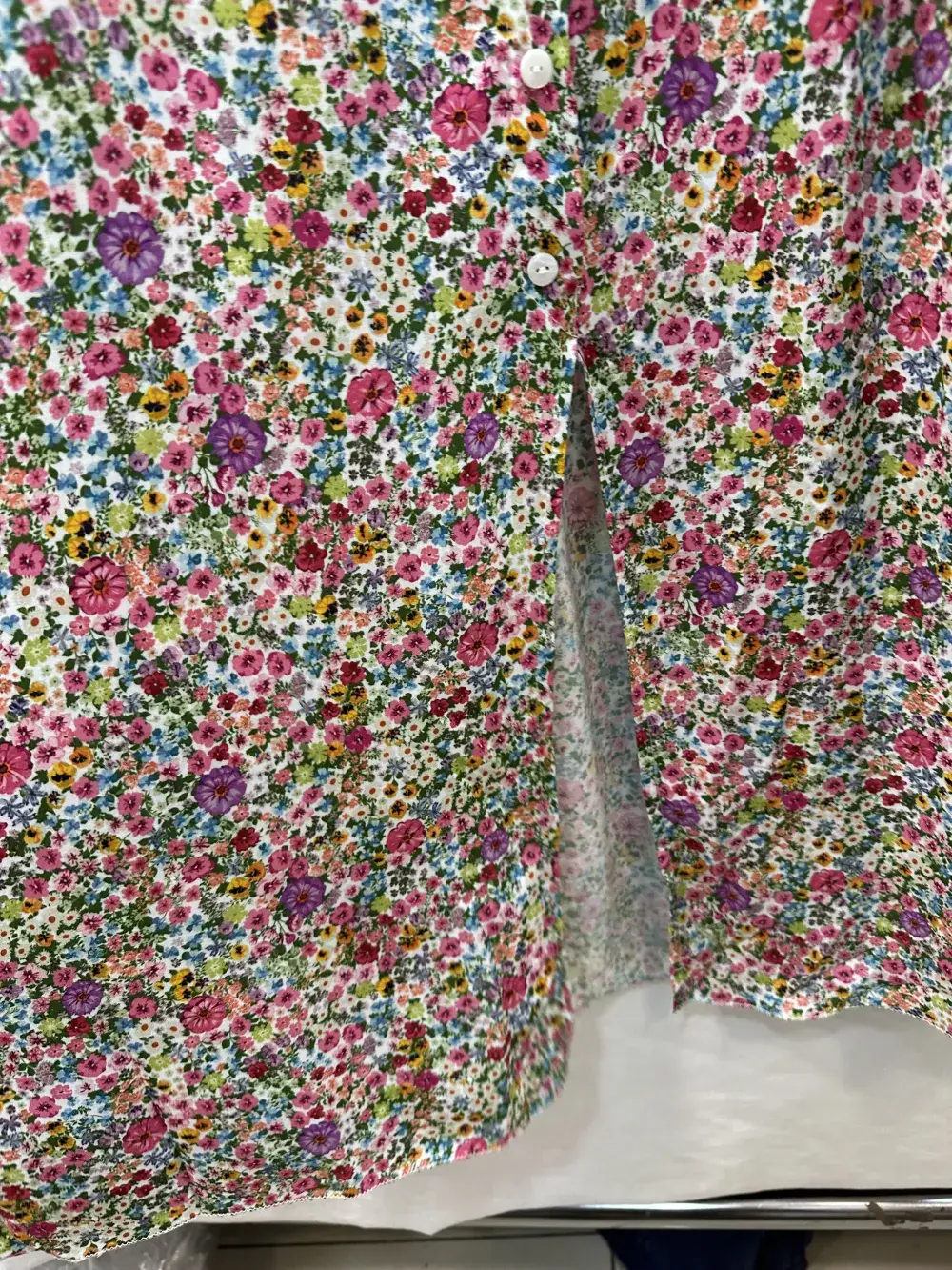 Mimi & Gogo - Wholesale Skirt - Women's - Floral Buttoned Long Skirt with Belt @3995_JuBoutCeinture11