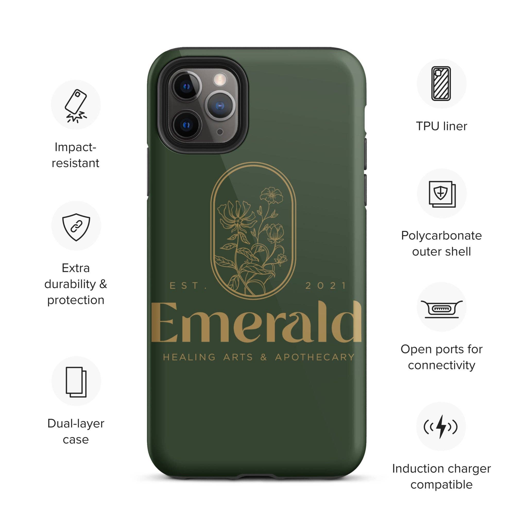 Practicality Skin & Body care - Wholesale Phone Case - Unisex - Emerald Tough iPhone case4