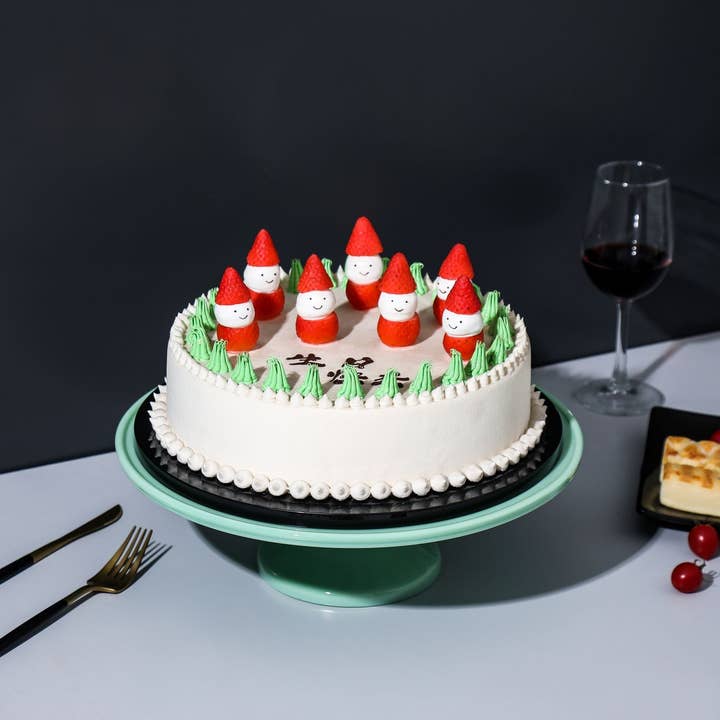 Everest Global - Vente Présentoirs à gâteaux - Présentoir à gâteau en verre jadéite